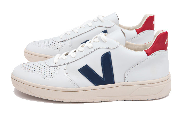Veja V-10 Lace-Up 'White Nautico Pekin' VX021267 - 2