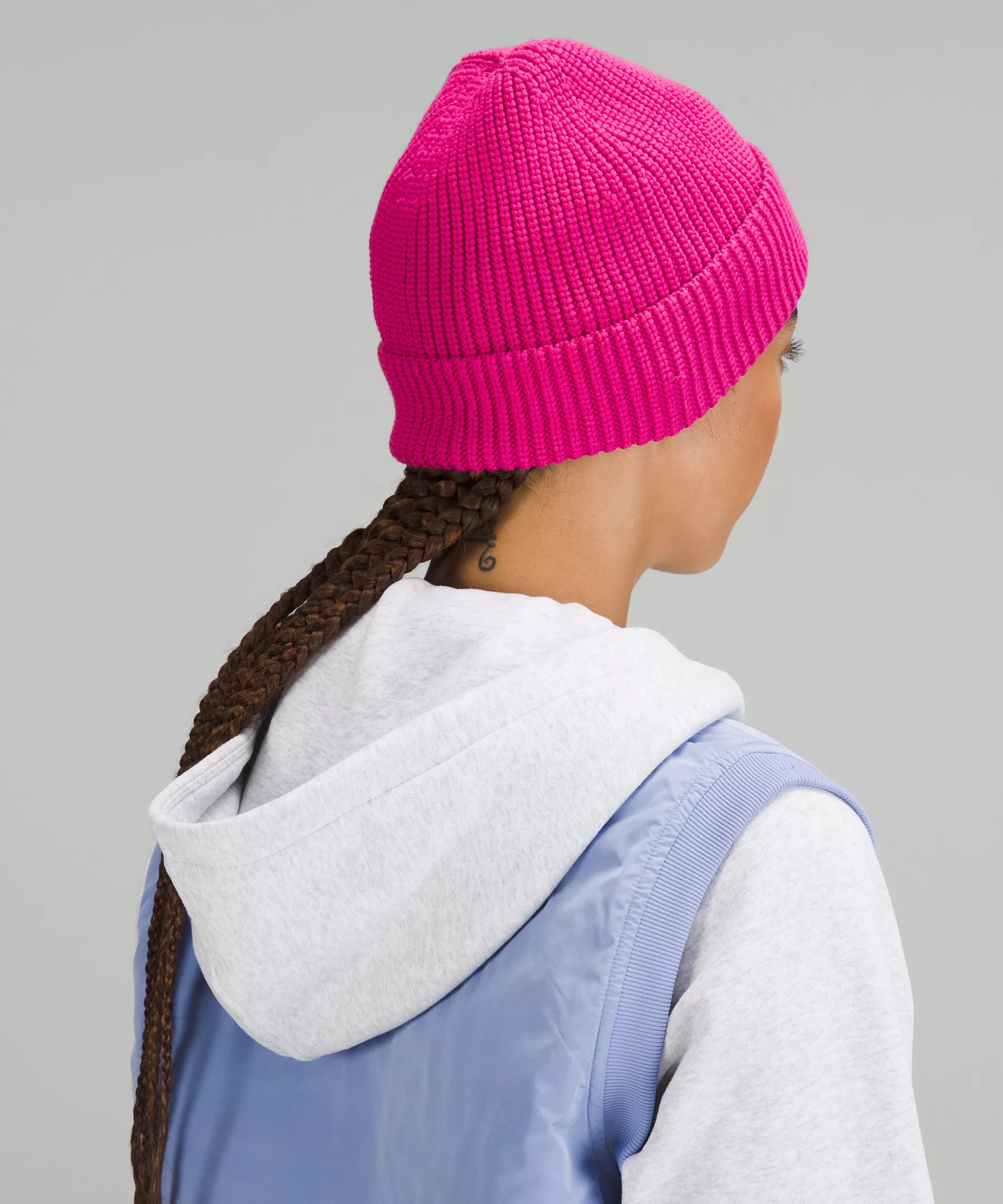 Close-Fit Cotton-Blend Ribbed Beanie - 4