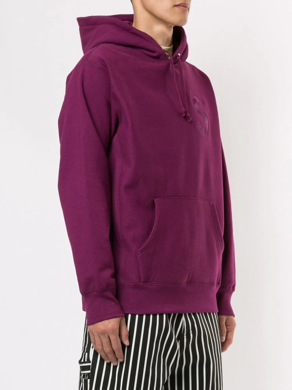 Tonal S-logo hooded sweatshirt - 3