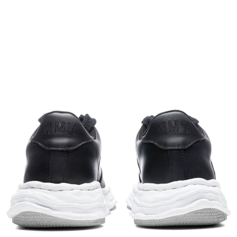 Maison MIHARAYASUHIRO WAYNE LOW OG SOLE LEATHER SNEAKER - BLACK outlook