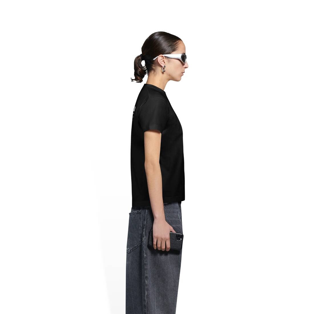 BALENCIAGA Women's Political Campaign T-shirt Small Fit in