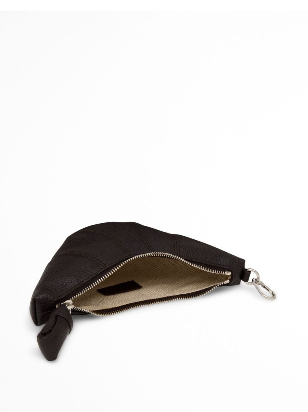 Croissant leather coin purse - 2