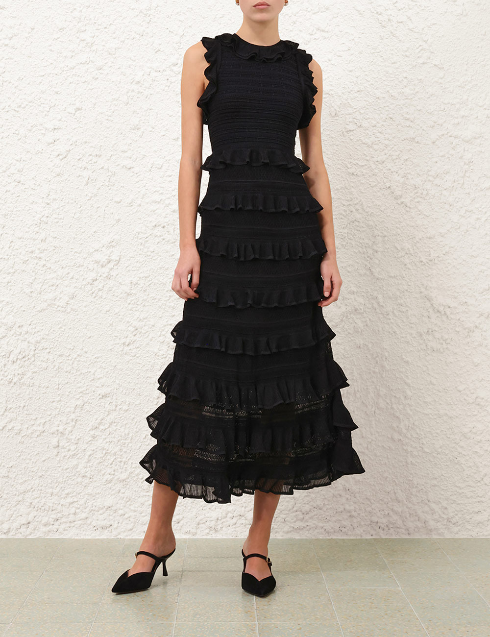HYPNOTIC LACE KNIT RACER DRESS - 2