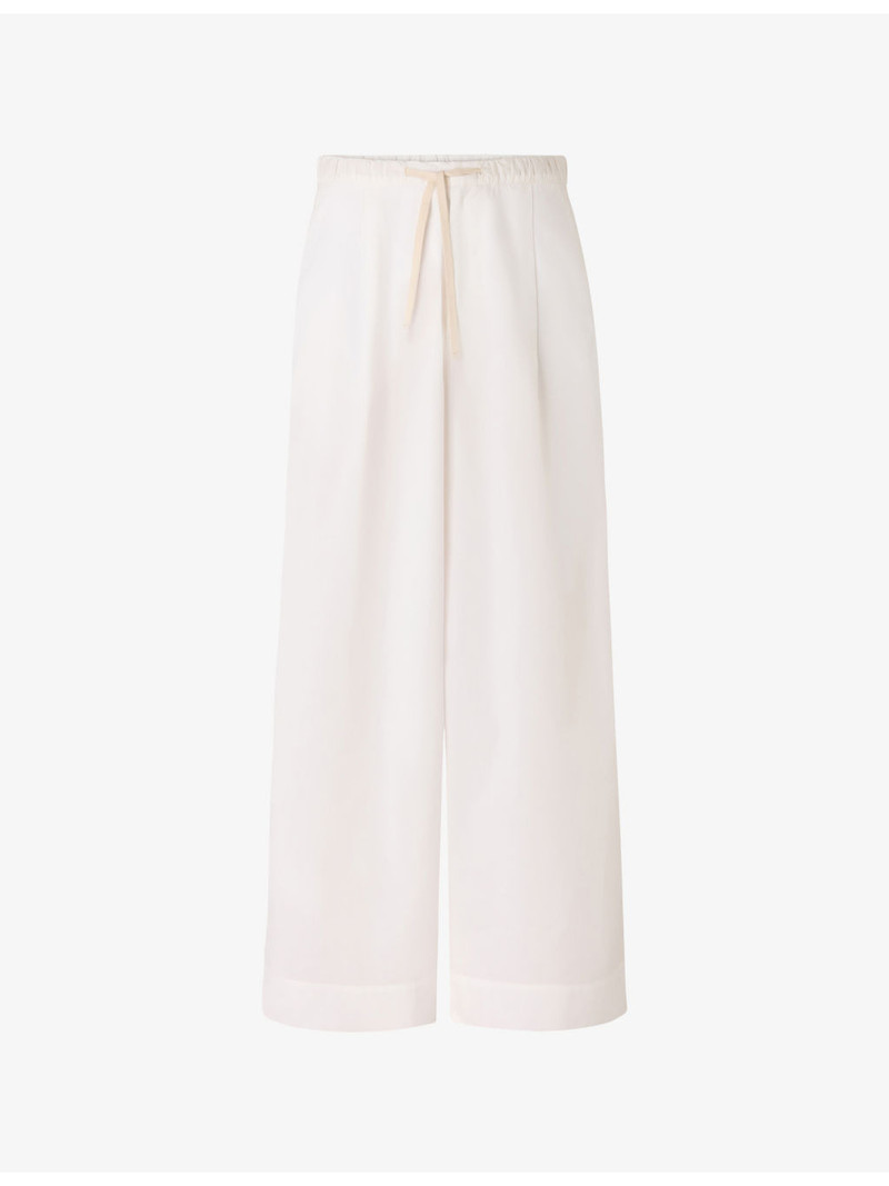 Hugues Straight-Leg Mid-Rise Cotton-Poplin Trousers 1