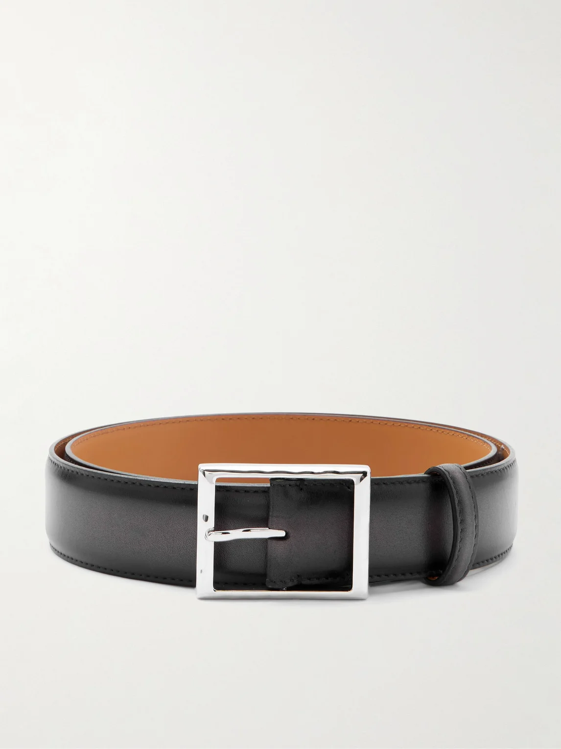 3.5cm Venezia Leather Belt - 1