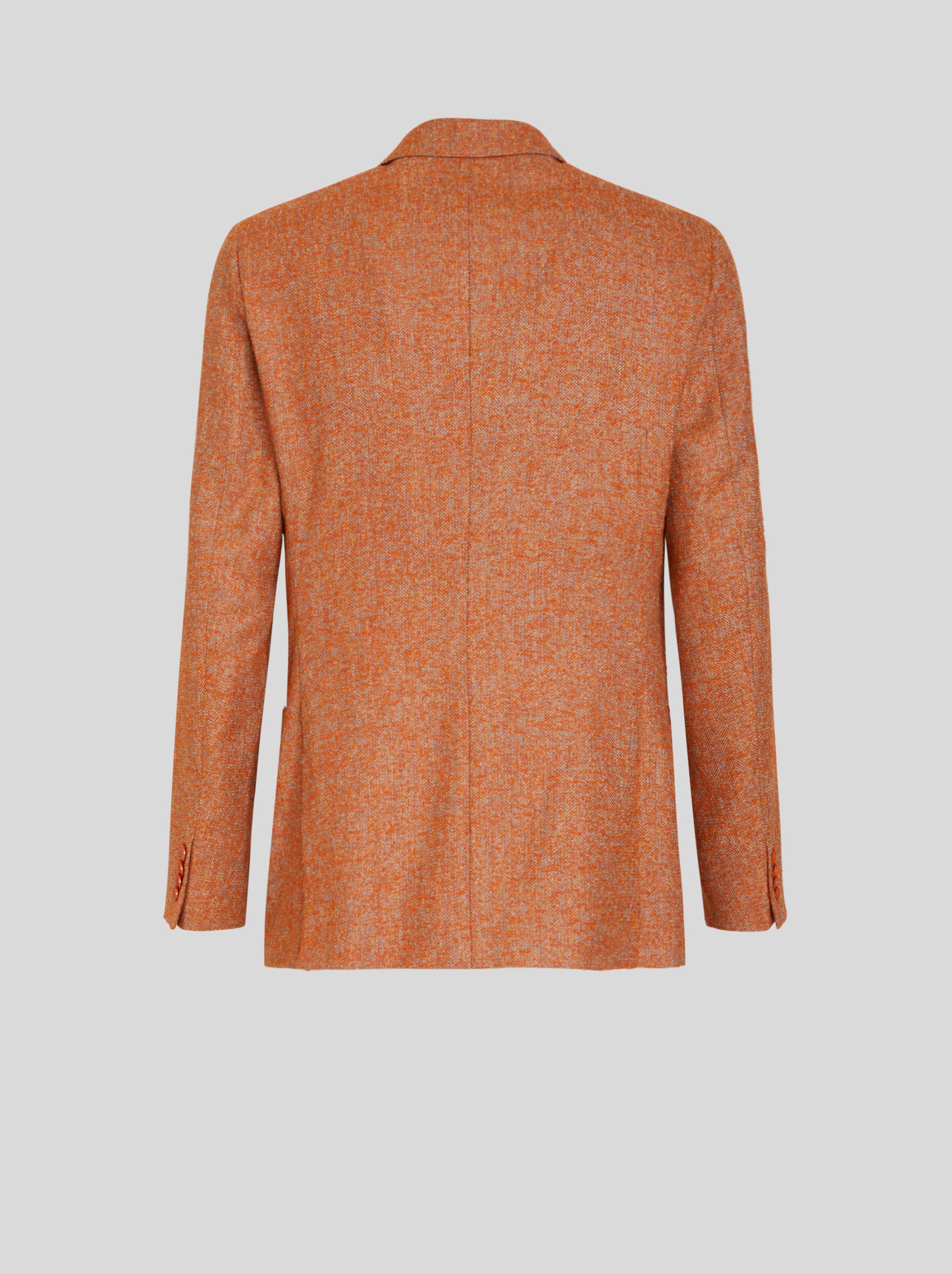DECONSTRUCTED SILK MIX TAILORED JACKET - 5