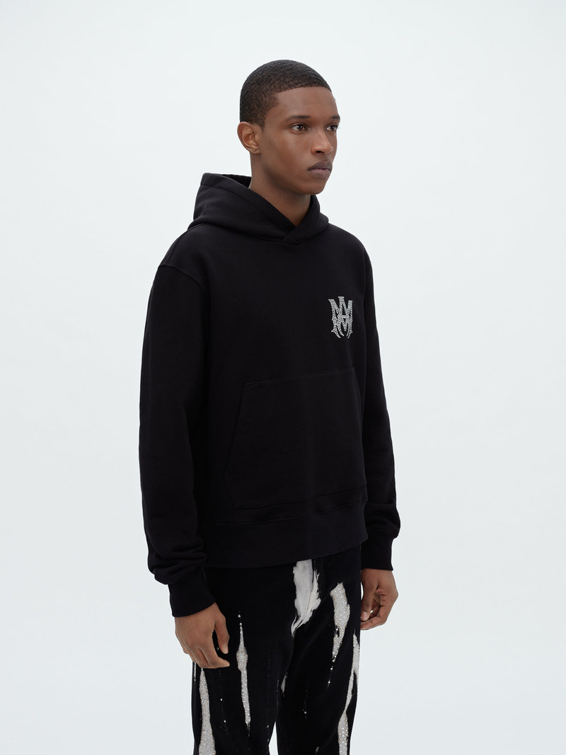 AMIRI CRYSTAL EMBELLISHED MA HOODIE outlook