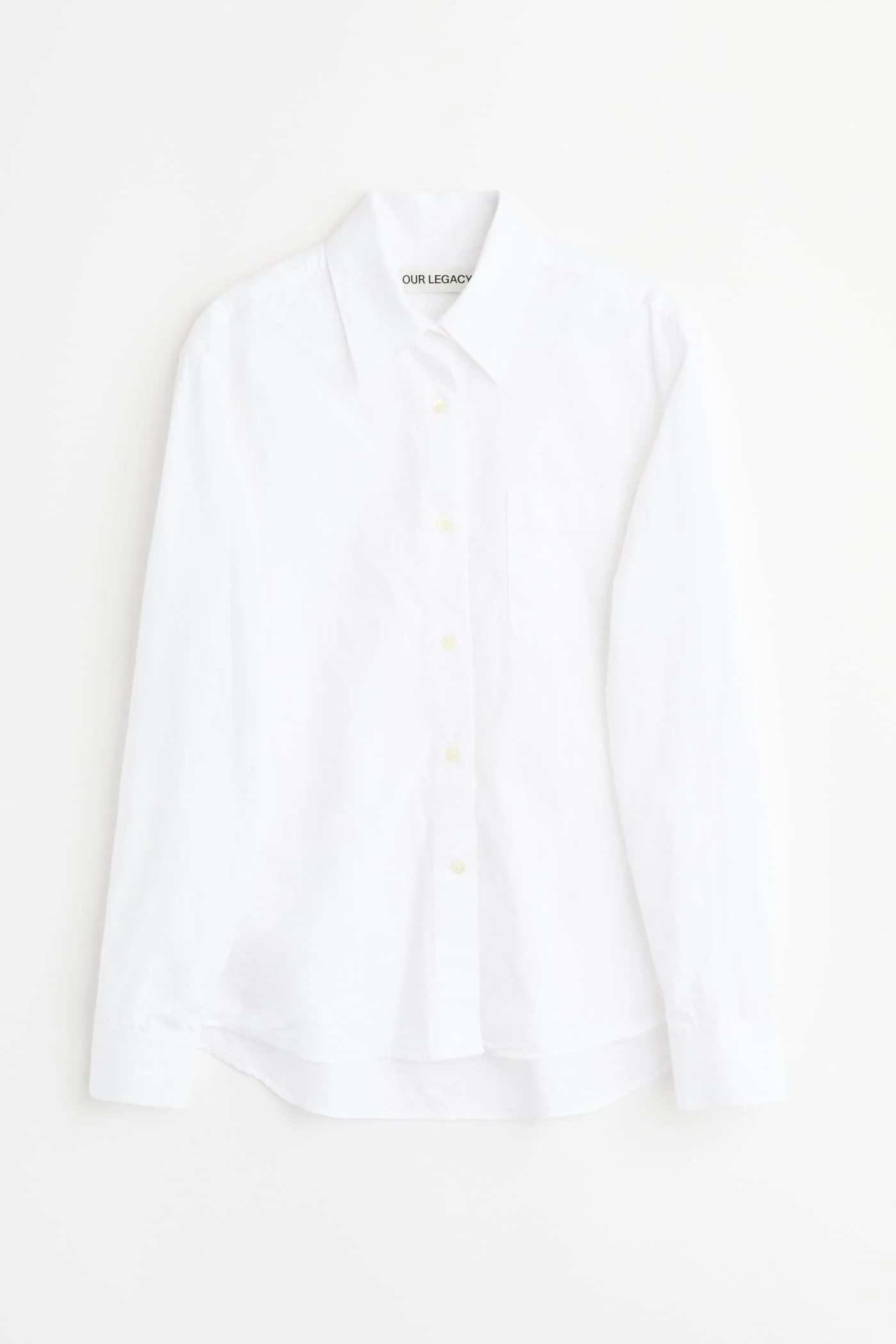 Forever Shirt White Liquid Poplin - 1