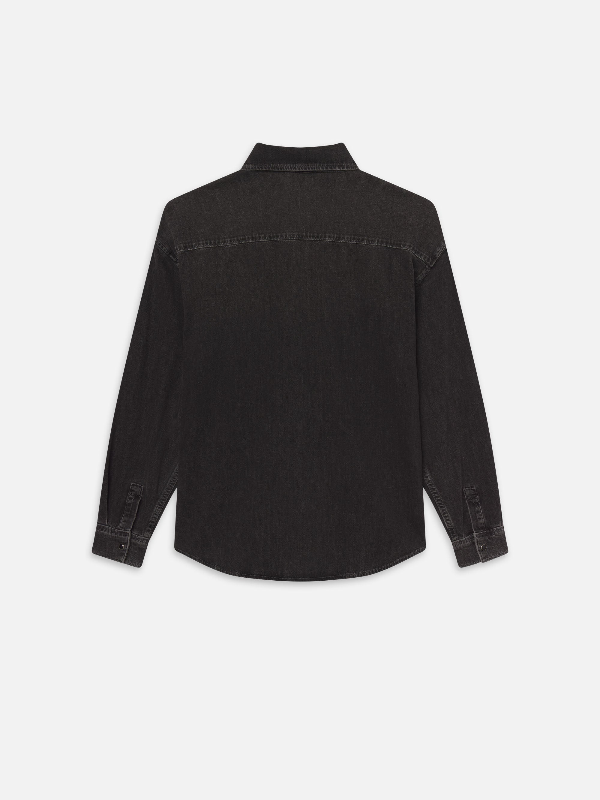 Modern Western Shirt in Angel - 4