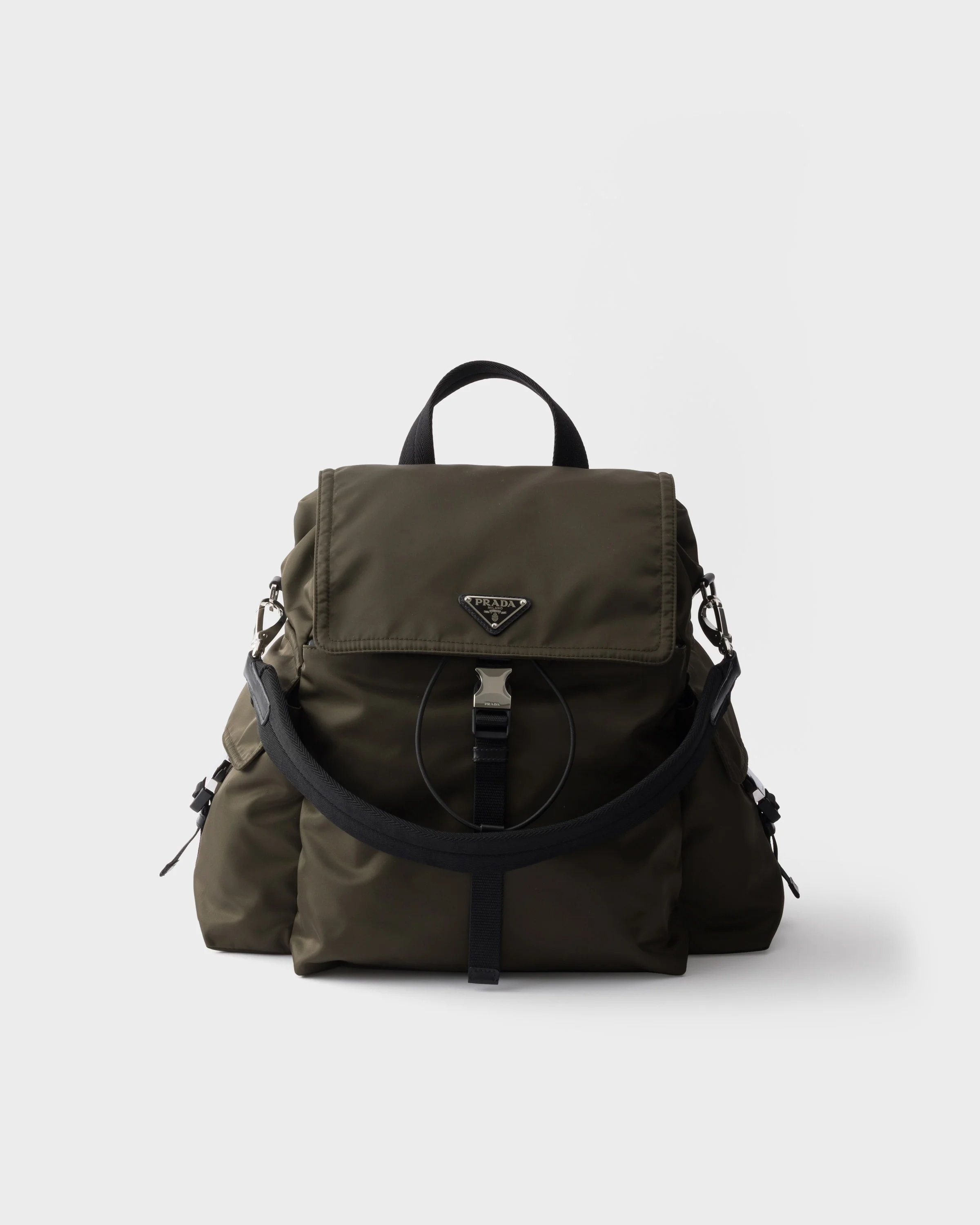 Prada Explore Re-Nylon and leather backpack - 1