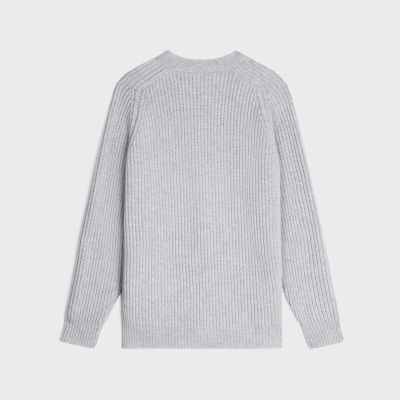 CELINE Long cardigan in heritage cashmere outlook