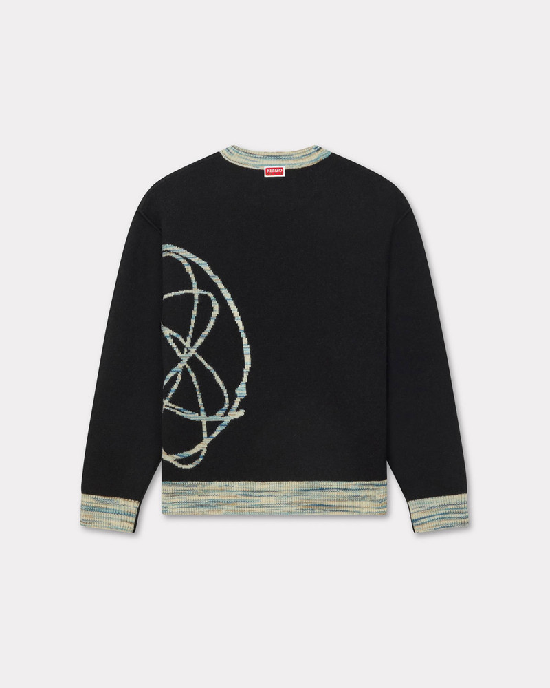 KENZO 'Kenzo x Futura 2000' reversible jumper in wool outlook