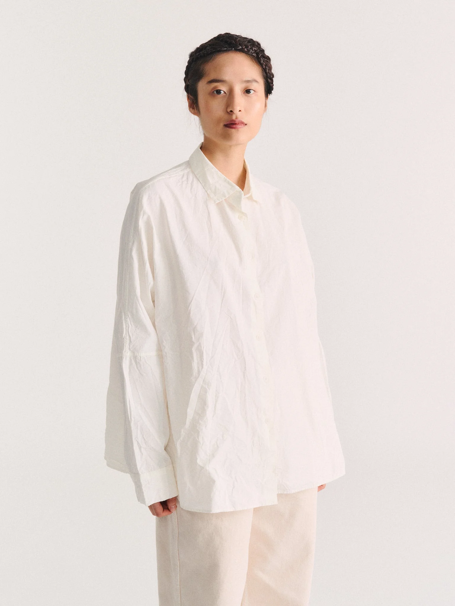 WAGA SHIRT - PAPER COT - OFF WHITE - 1