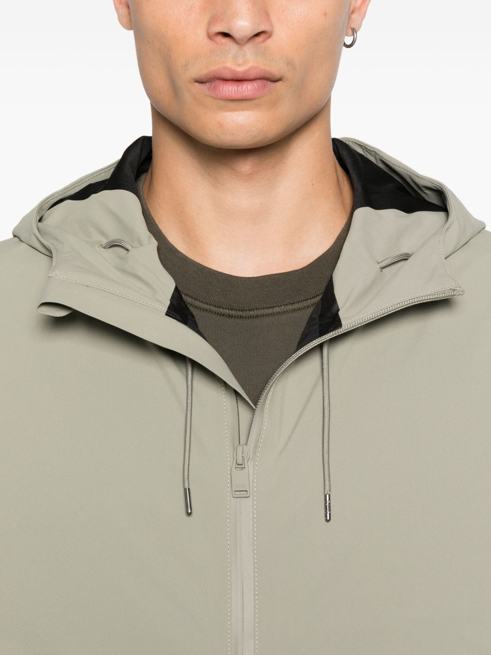 hooded zip-front jacket - 5