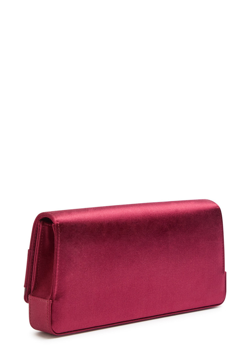 Manolo Blahnik Manolo Blahnik Gothisi Embellished Satin Clutch outlook