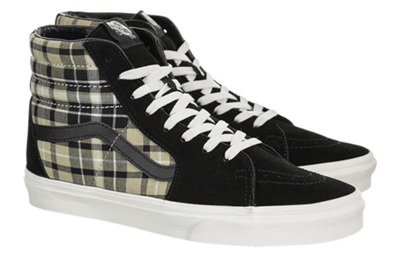 Vans Vans SK8-Hi Plaid 'Black' VN0A4BV6XKB outlook