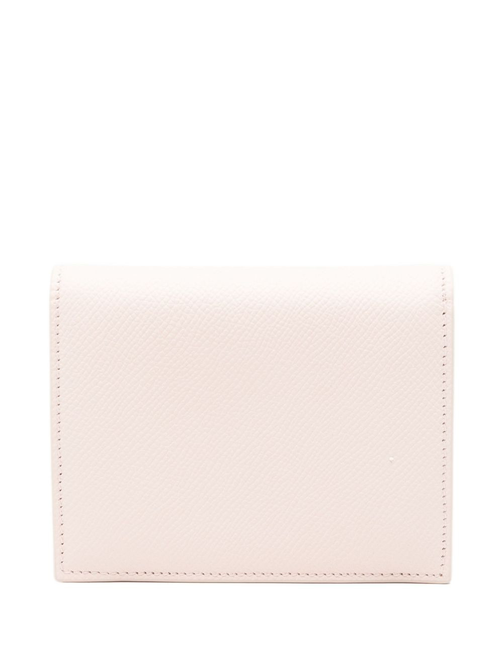 logo-plaque leather wallet - 2