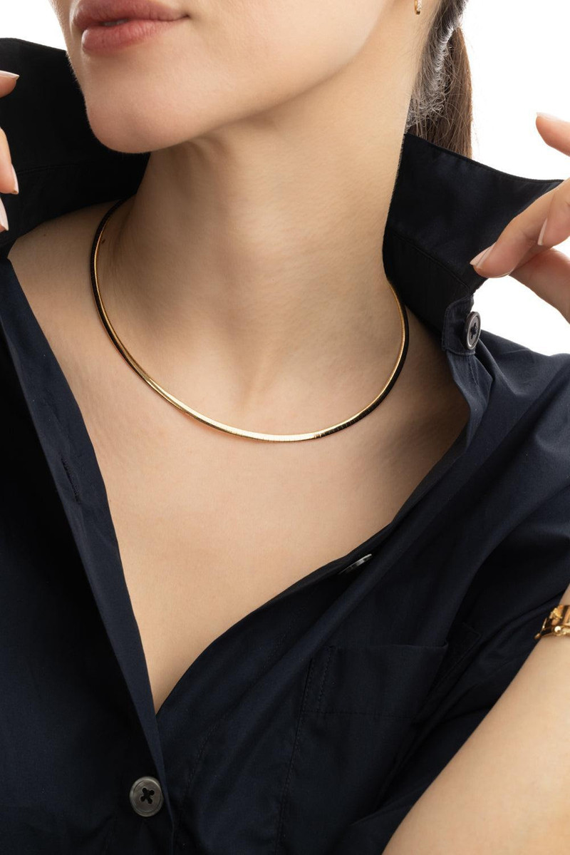 FOUNDRAE Small Sleek Collar Necklace outlook
