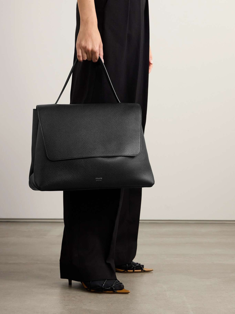 KHAITE Lia large textured-leather tote outlook