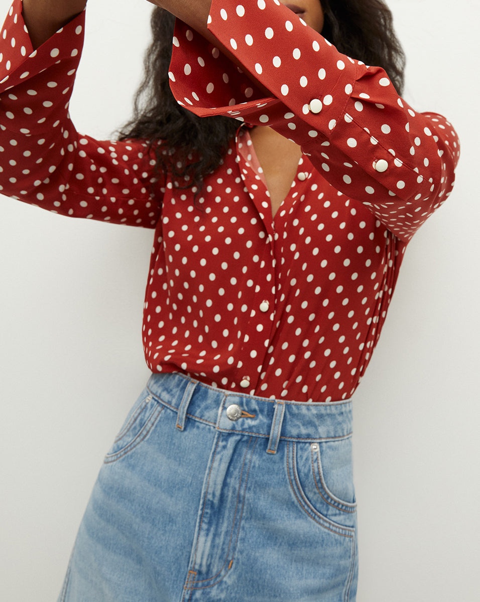 MONIQUE POLKA-DOT SHIRT - 2