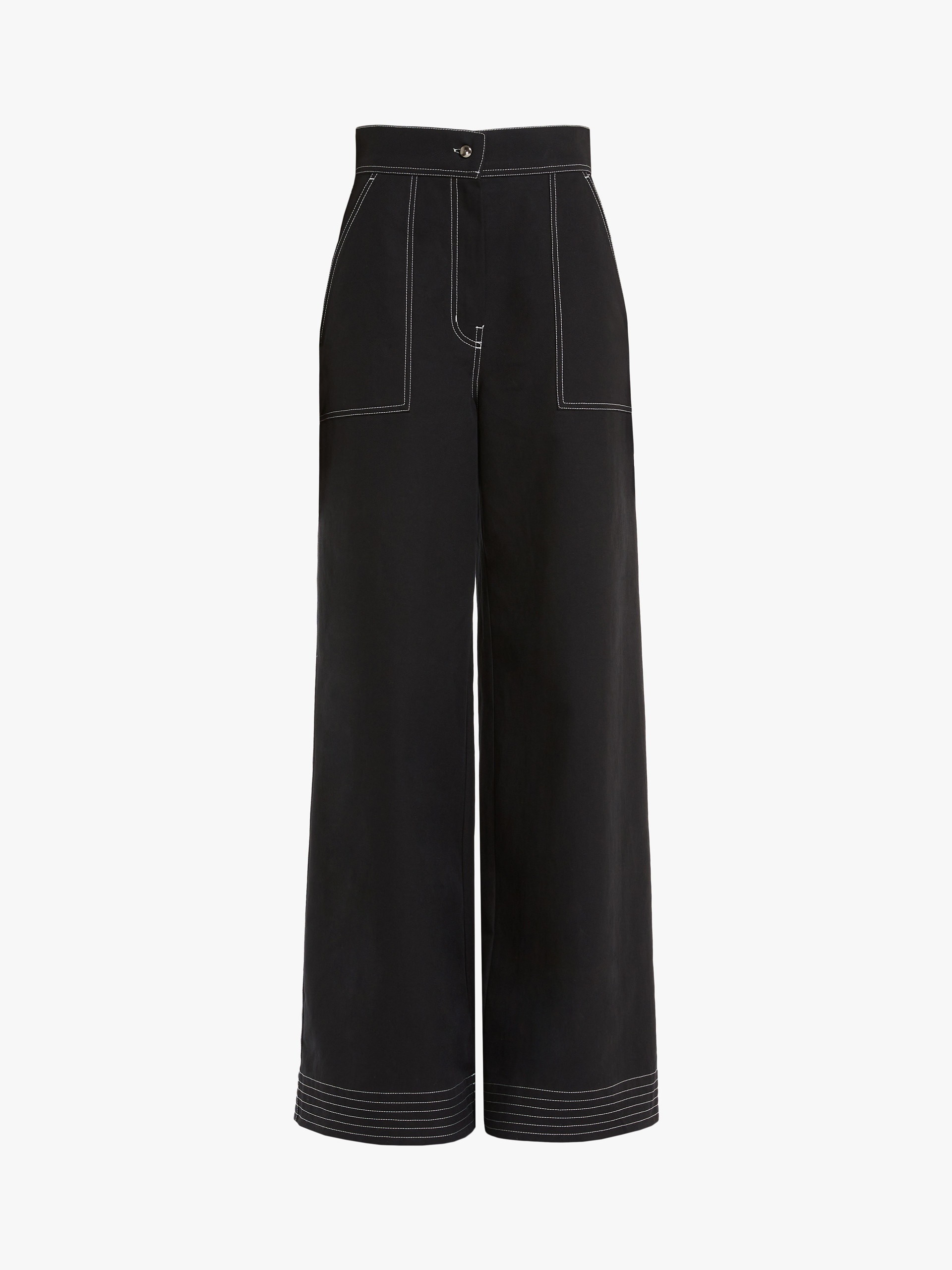 OBOLI Cotton and linen wide trousers - 1