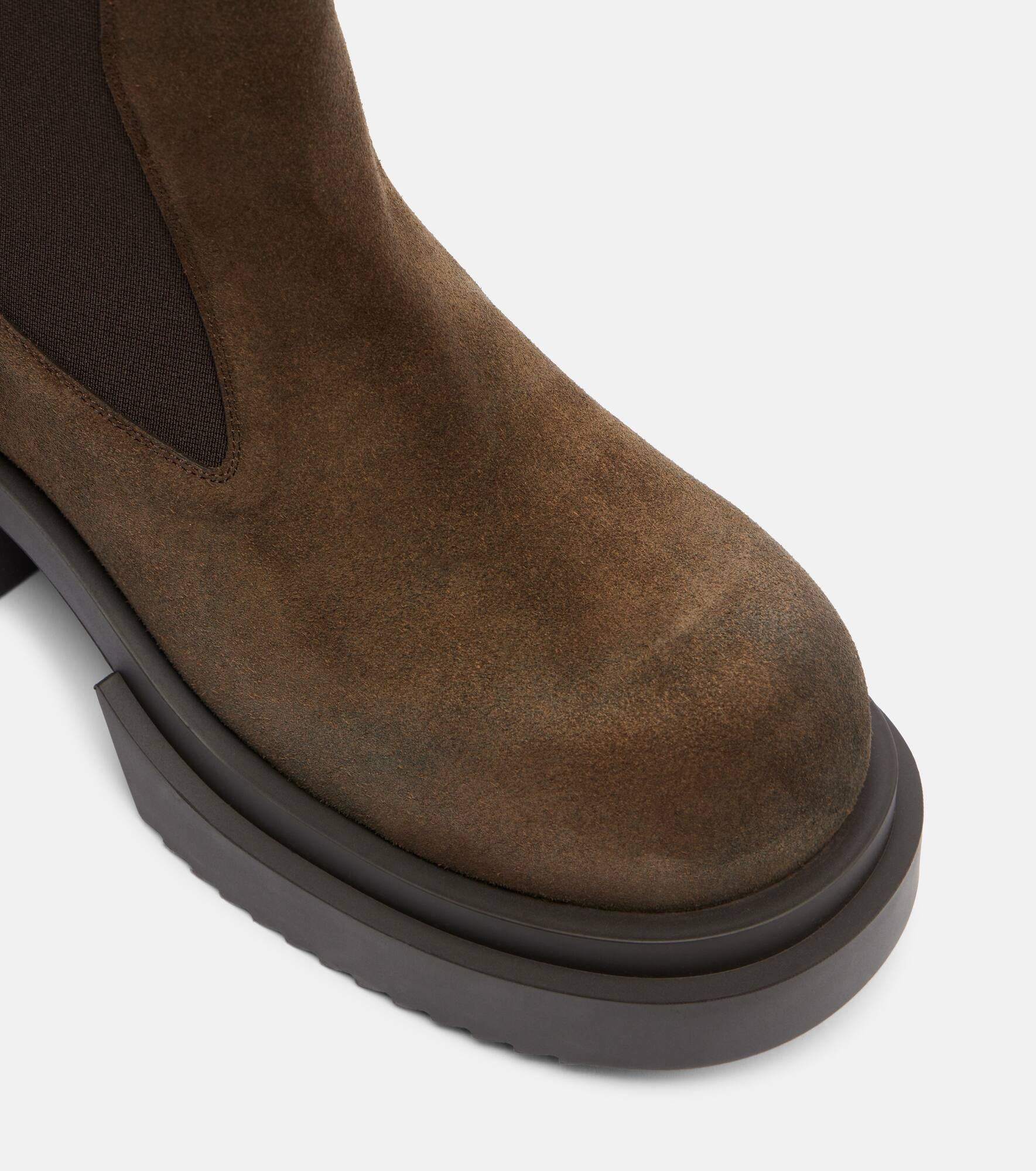 Beatle suede Chelsea boots - 5