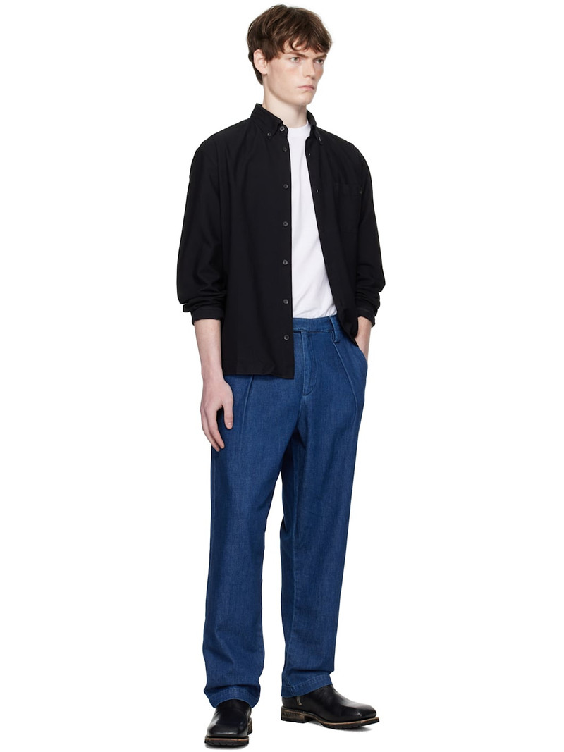A.P.C. Black Mateo Logo Shirt outlook