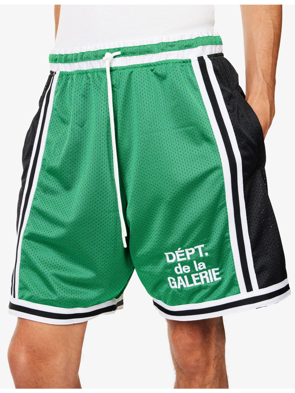 Miami Court Embroidered-Branding Woven Shorts - 5