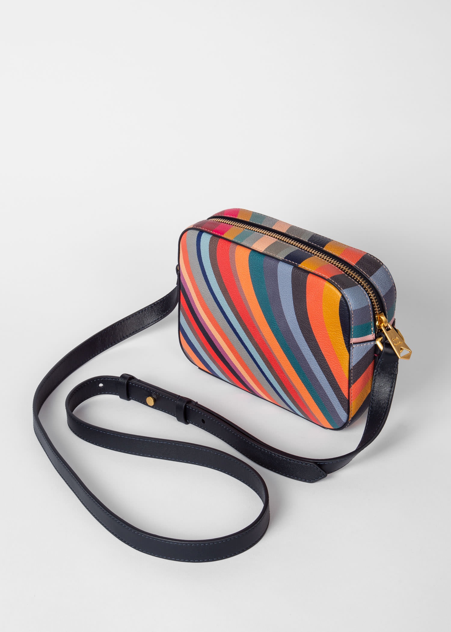 'Swirl' Leather Cross-Body Bag - 5
