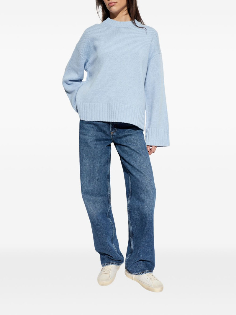 SAMSØE SAMSØE Sakeiku ribbed crew-neck sweater outlook