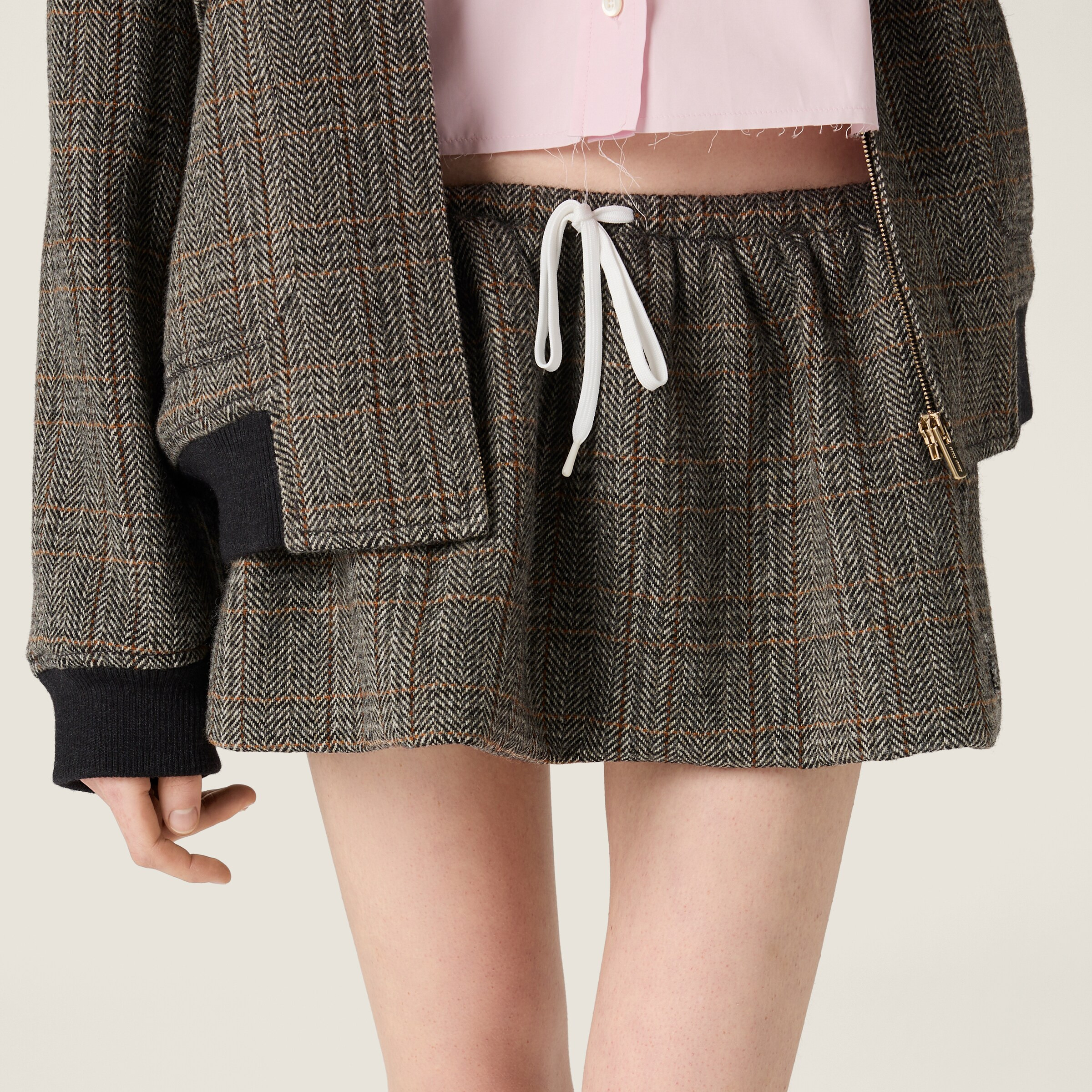 Chevron miniskirt - 5