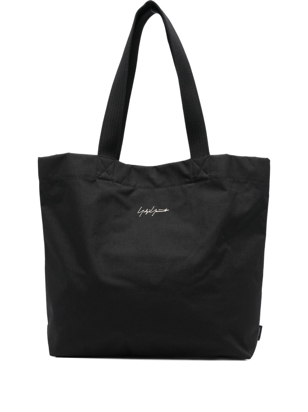 logo-embroidered tote bag - 1