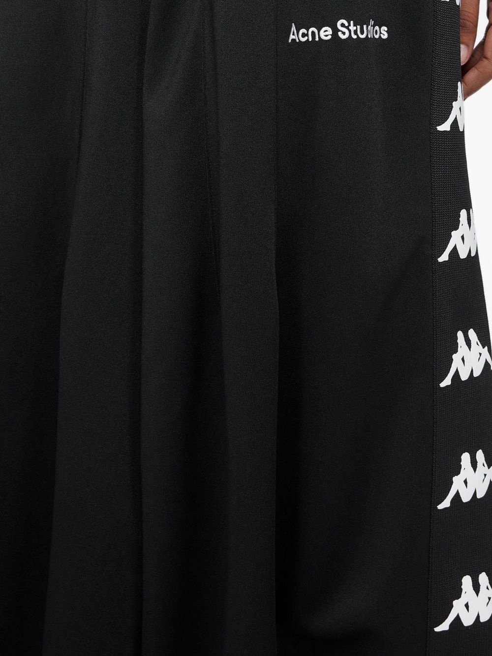 logo-print loose pants - 7