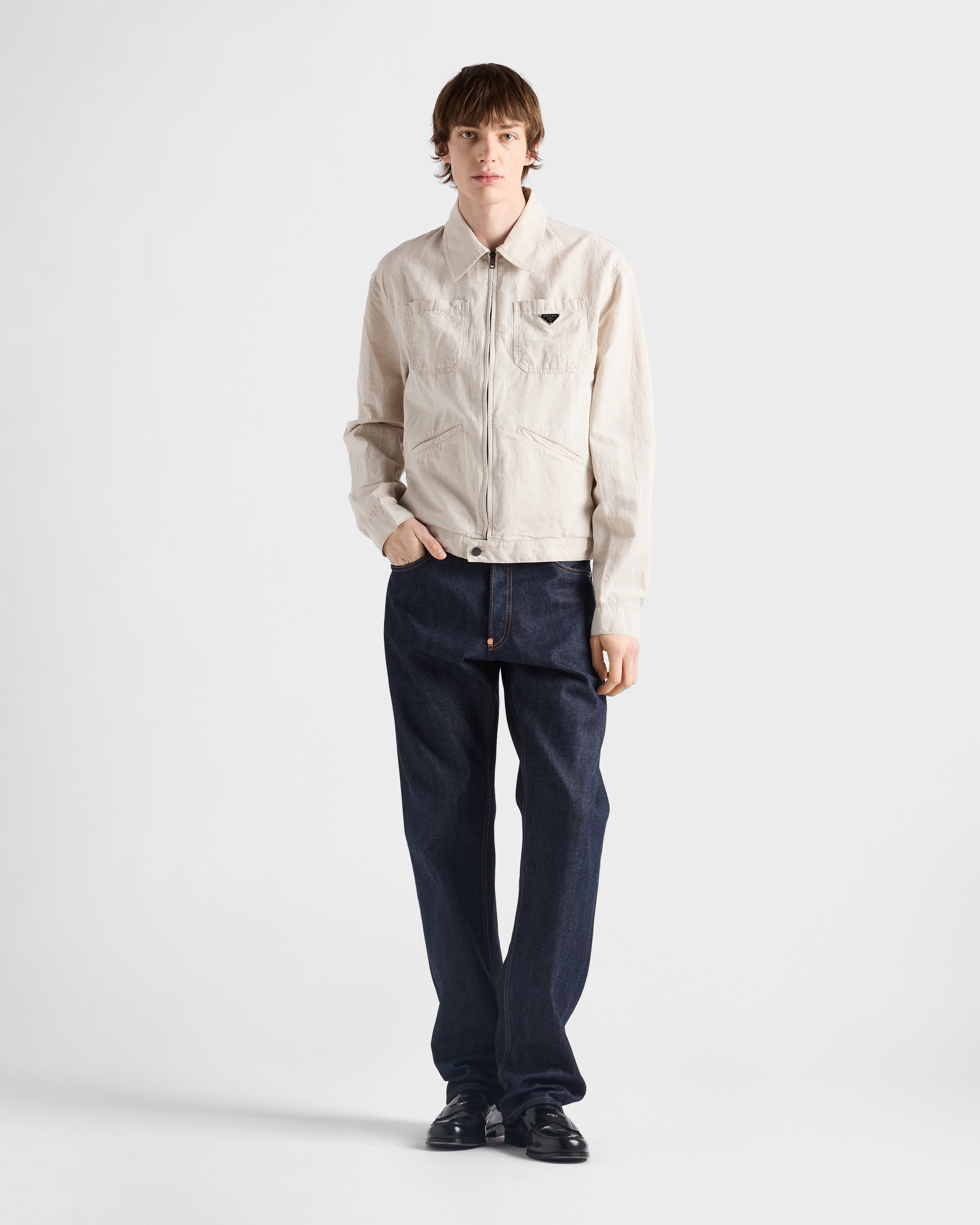 Chambray blouson jacket - 2