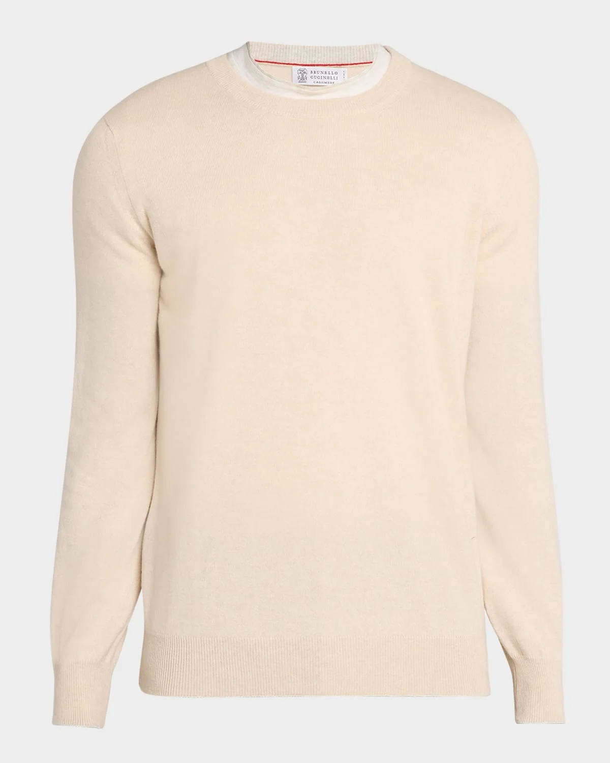 Men's Cashmere Melange Crewneck Sweater - 1