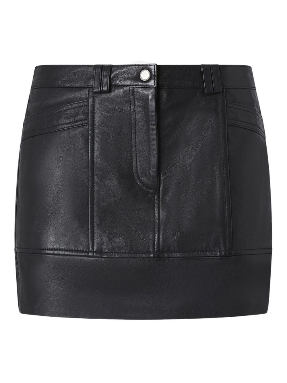 leather miniskirt - 1