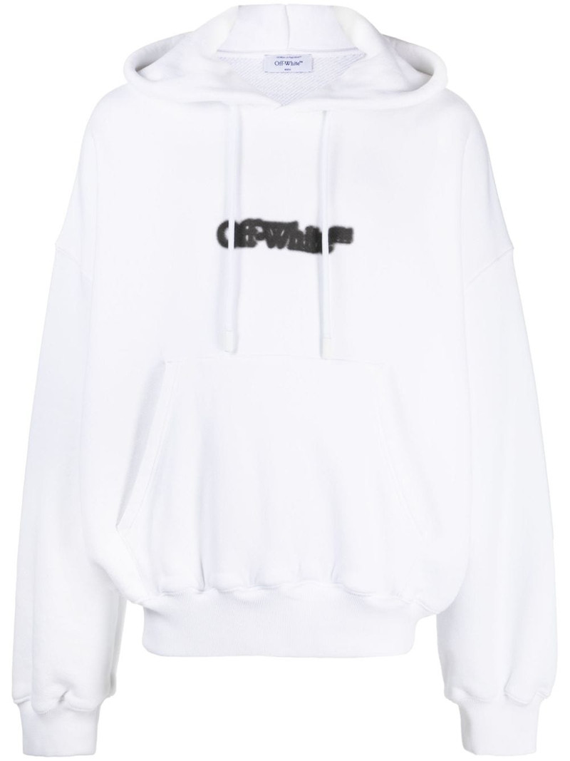 로고 인쇄 drawstring 후드 1