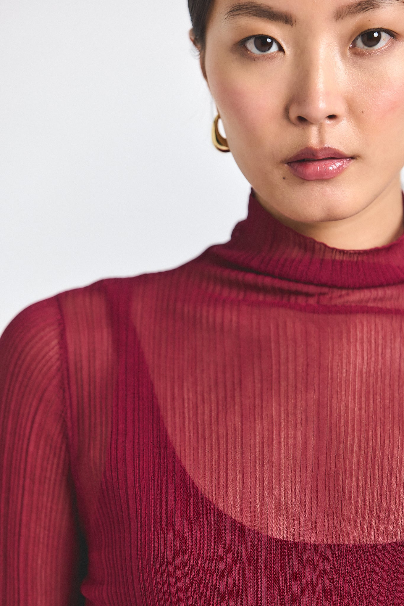 ISOLDE SHEER KNIT SWEATER - 2