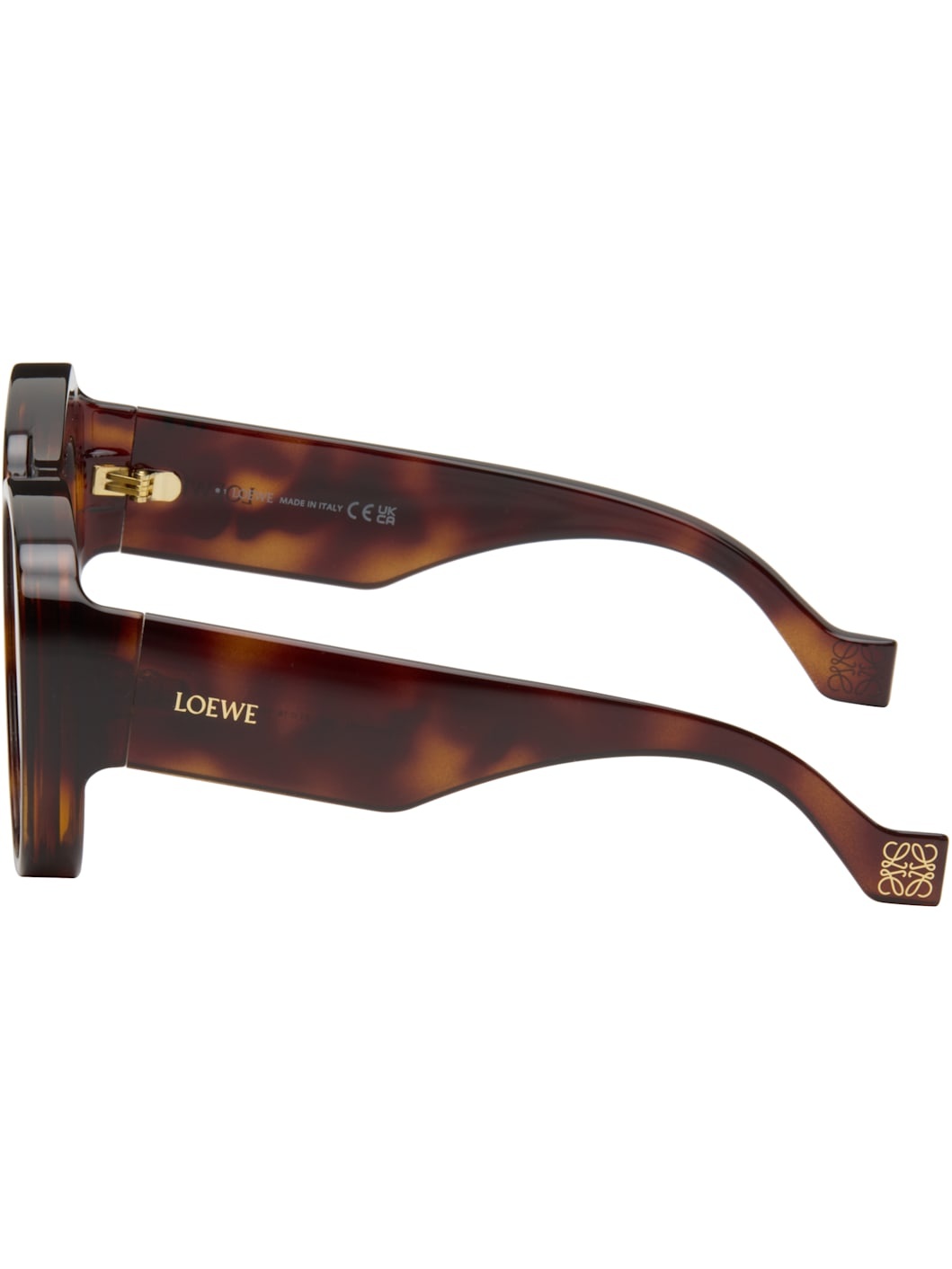 Brown Front Lenses Aviator Sunglasses - 3