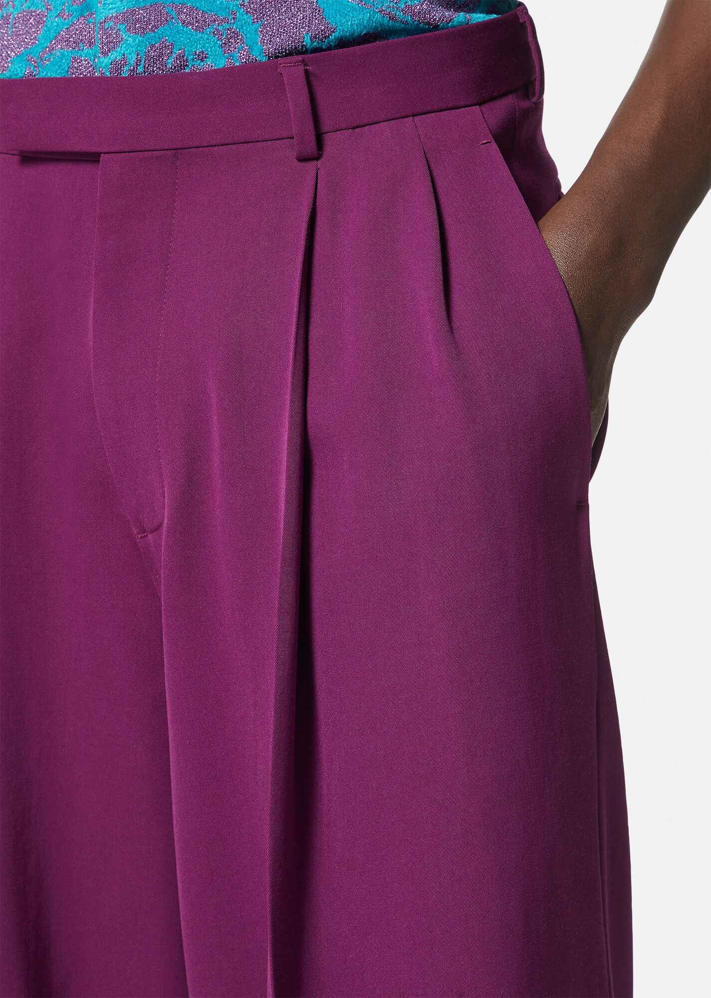Pleated Wool Pants - 5
