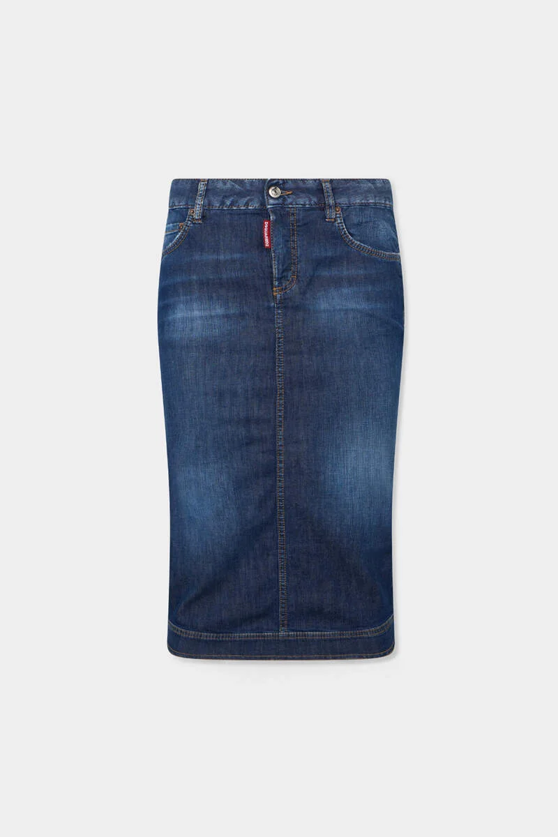 MEDIUM PERFECTO KICK JEAN SKIRT - 1