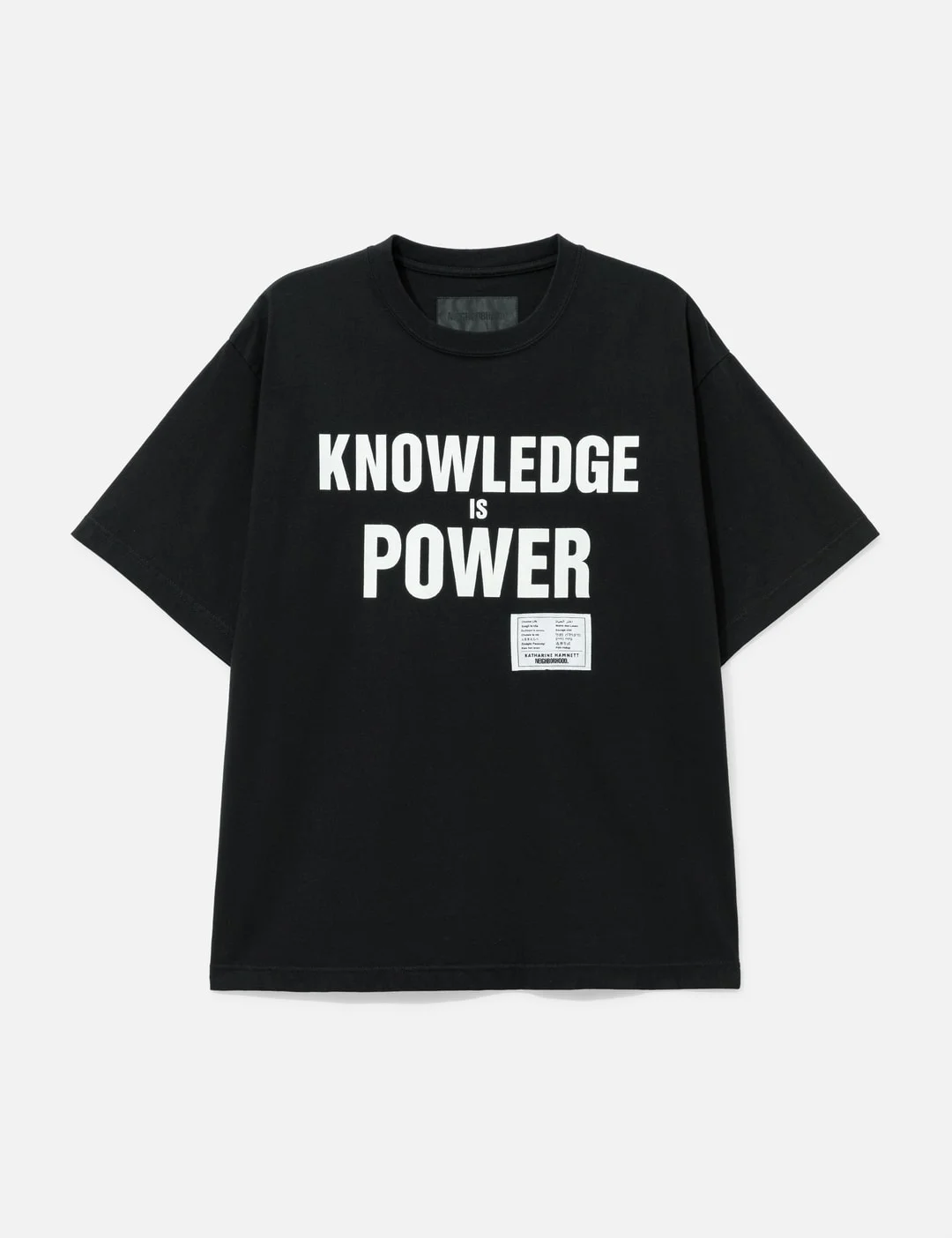 NEIGHBORHOOD X KATHARINE HAMNETT CREWNECK SHORT SLEEVES-4 - 1