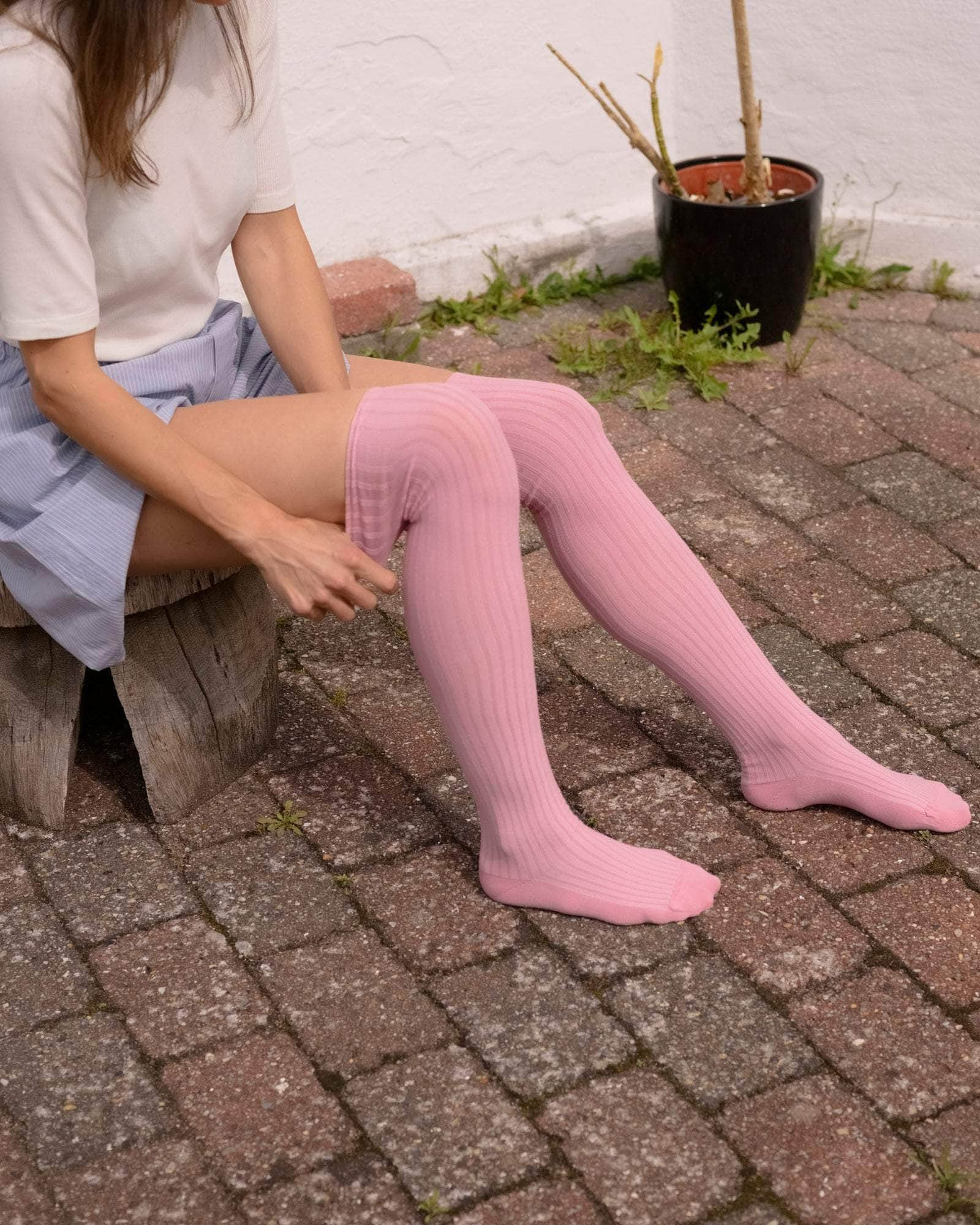 Overknee Socks - Organic Cotton Rib - 5