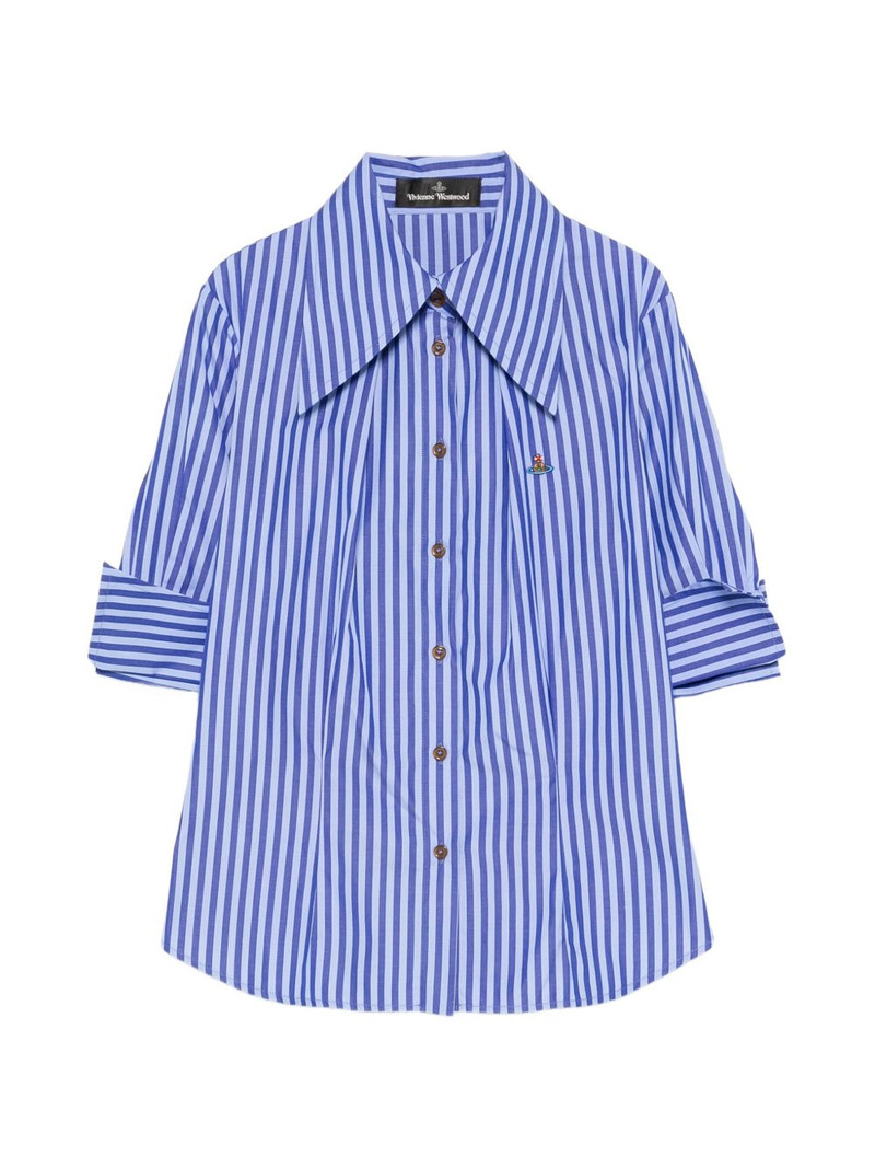 striped button shirt 1