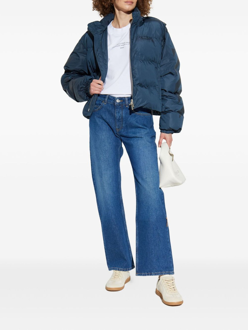 Off-White arrow-print padded jacket outlook