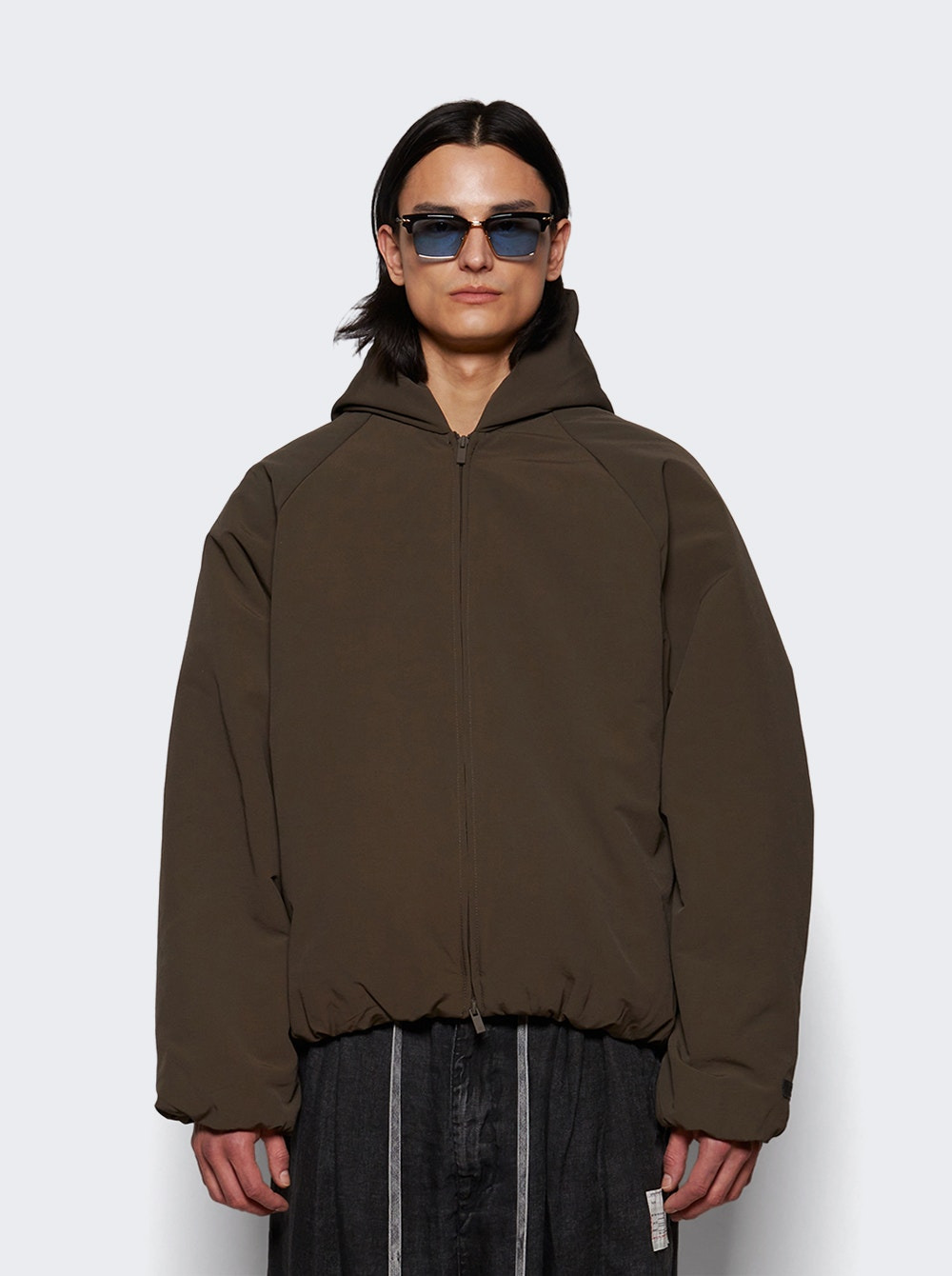 Military Hooded Bomber Brown - 2
