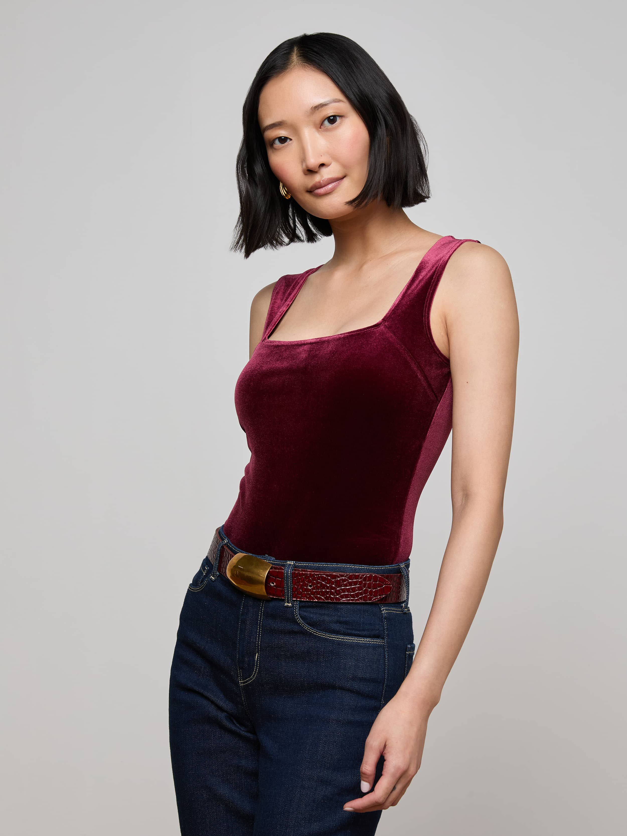 Molly Velvet Bodysuit - 3