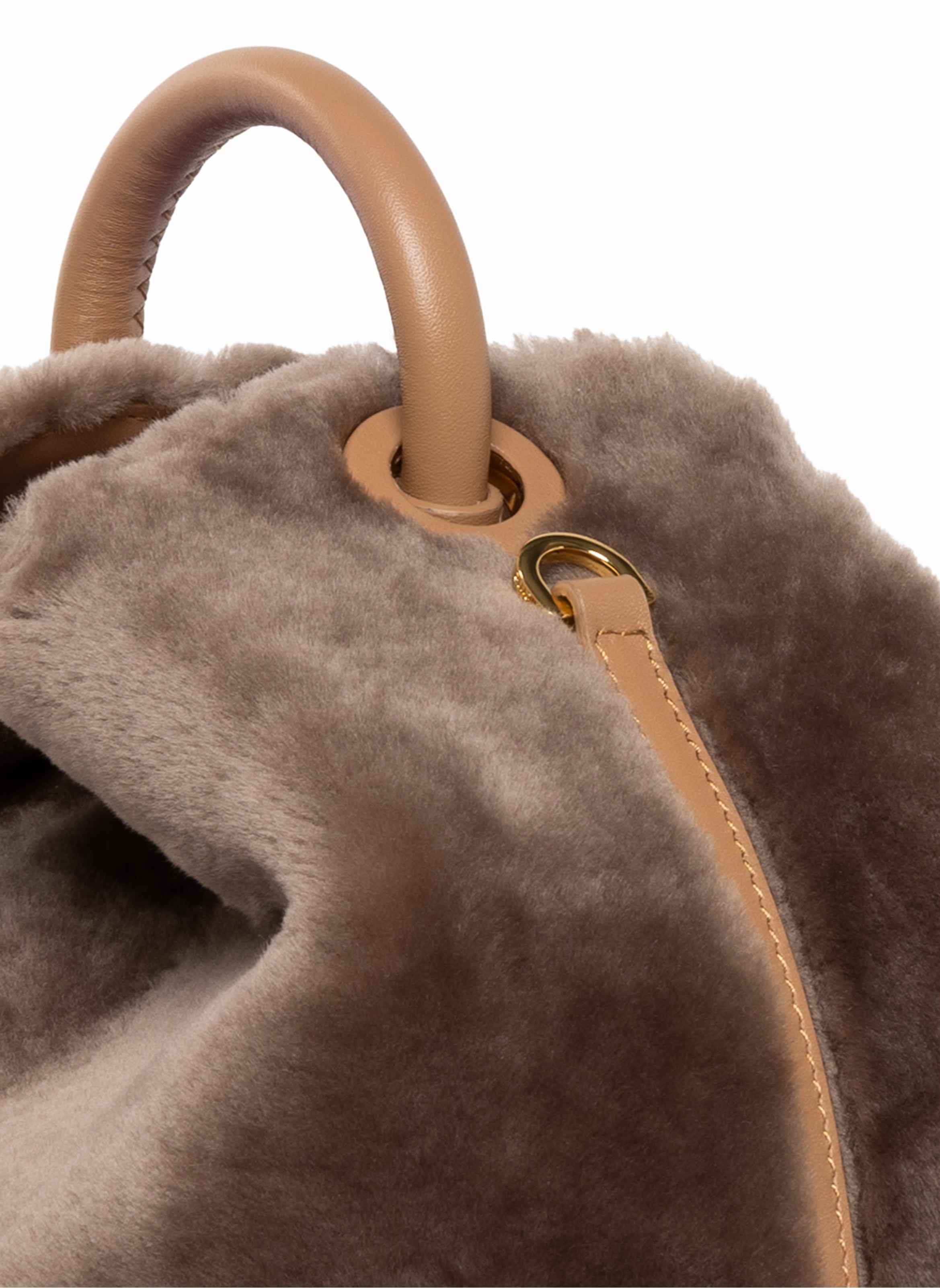 Raisin Shearling Montone Taupe - 5