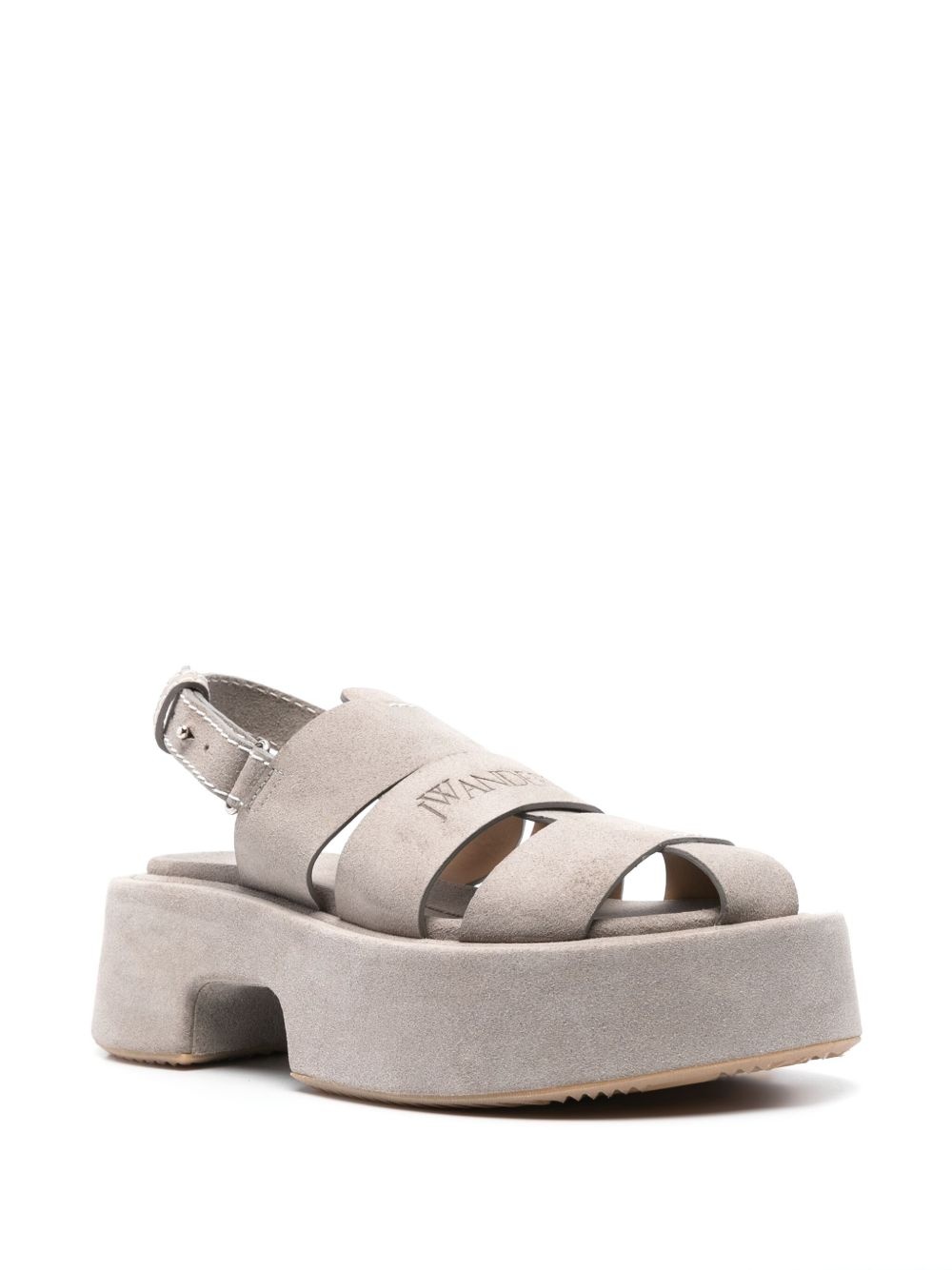 suede platform fisherman sandals - 2