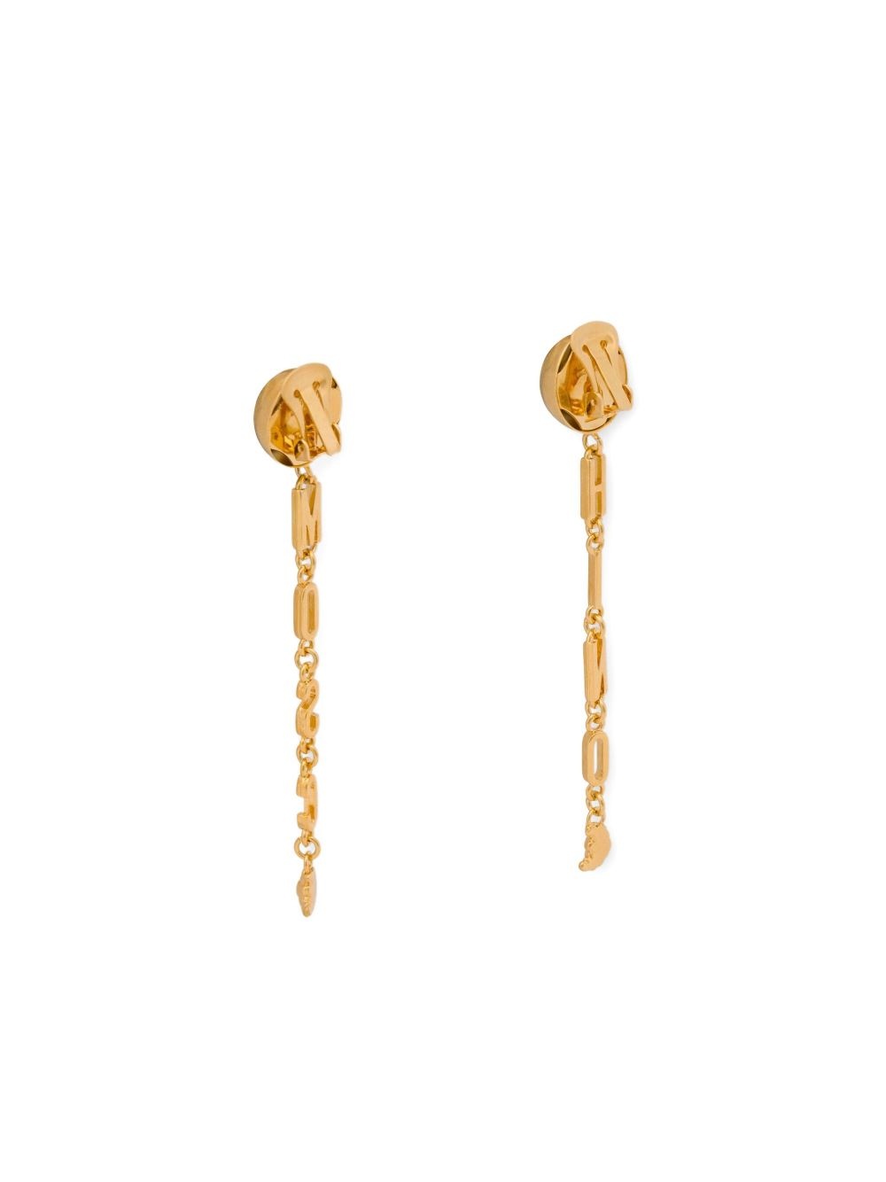 logo-lettering earrings - 3